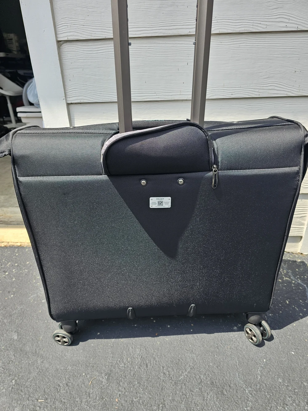 DELSEY PARIS Helium DLX - Rolling Garment Bag with Spinner Wheel Travel Bag Blk